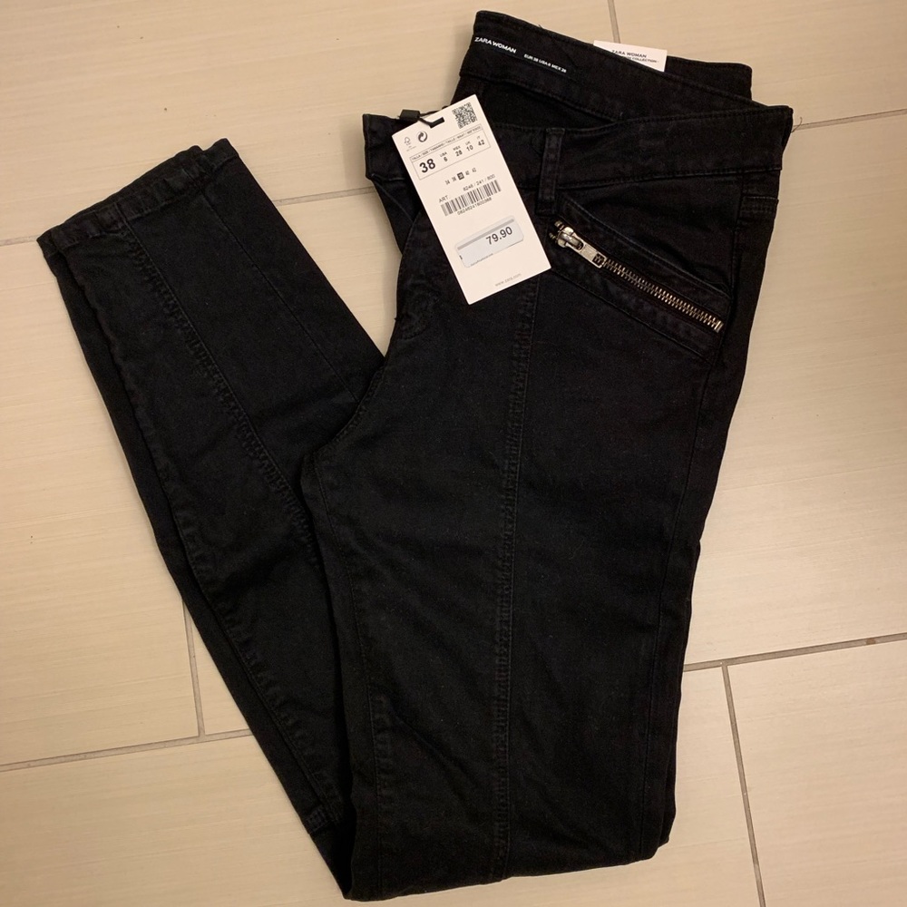 NWT Zara Woman Premium Denim Skinny Stretch Jean